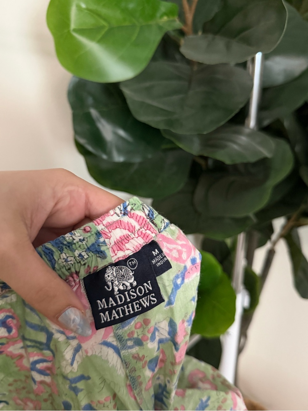 Madison Mathews Floral Lounge Shorts - Picture 4 of 4